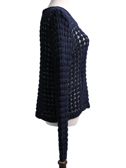 Excellent Armani Jeans Blue Wool Sweater Size XS for Women