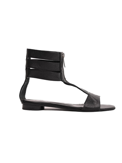 Fendi Gladiator Sandals Black Leather Excellent Condition Size N/A