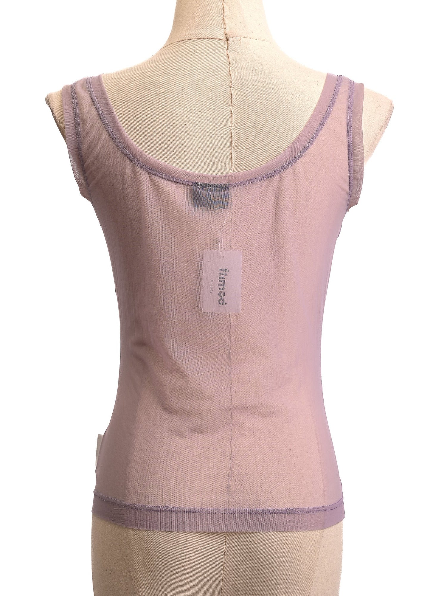 Excellent Gianfranco Ferrè Purple Sleeveless Top Size S Cotton