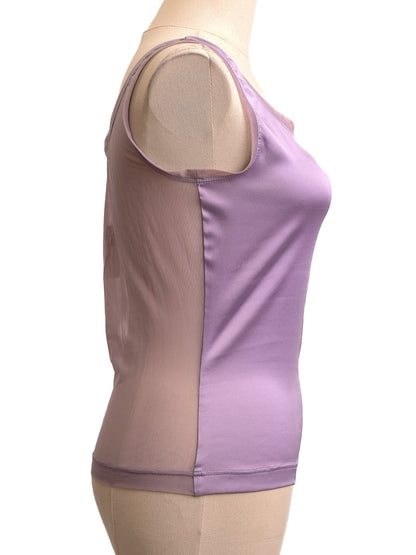 Excellent Gianfranco Ferrè Purple Sleeveless Top Size S Cotton