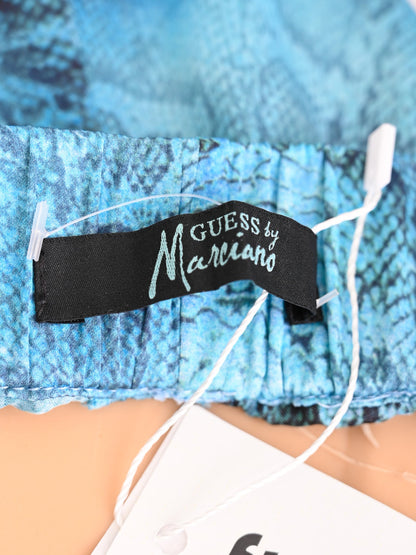 Excellent Guess Blue Cotton Pants M Abstract Pattern