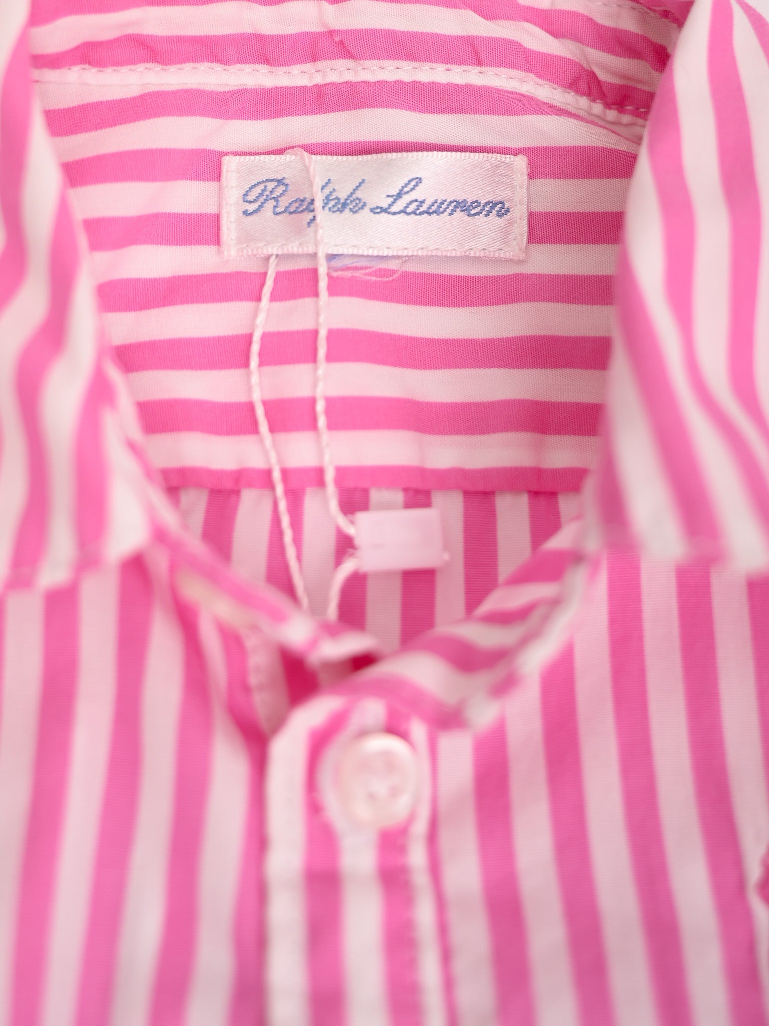 NEW Ralph Lauren Pink Striped Dress &amp; Bloomers Set Size 2