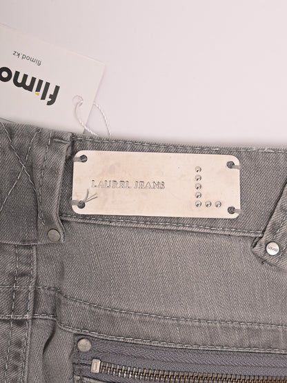 Excellent Laurel Gray Cotton Jeans Size S Women&