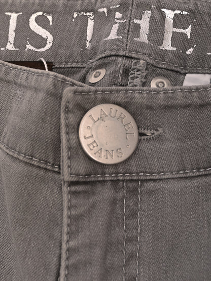 Excellent Laurel Gray Cotton Jeans Size S Women&