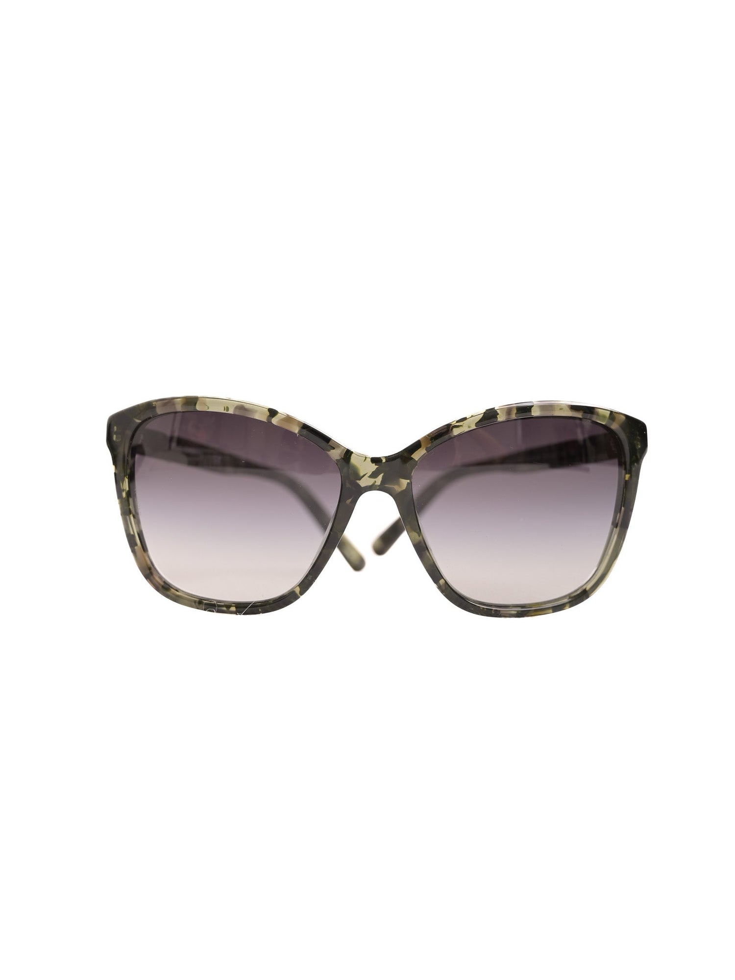 Excellent Dolce Gabbana Black Camouflage Sunglasses with Gradient Lenses