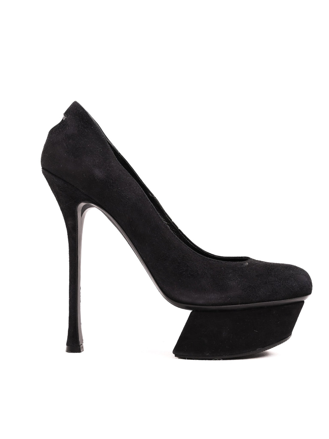 Good Nicholas Kirkwood Black Genuine Suede High Heels Size 37