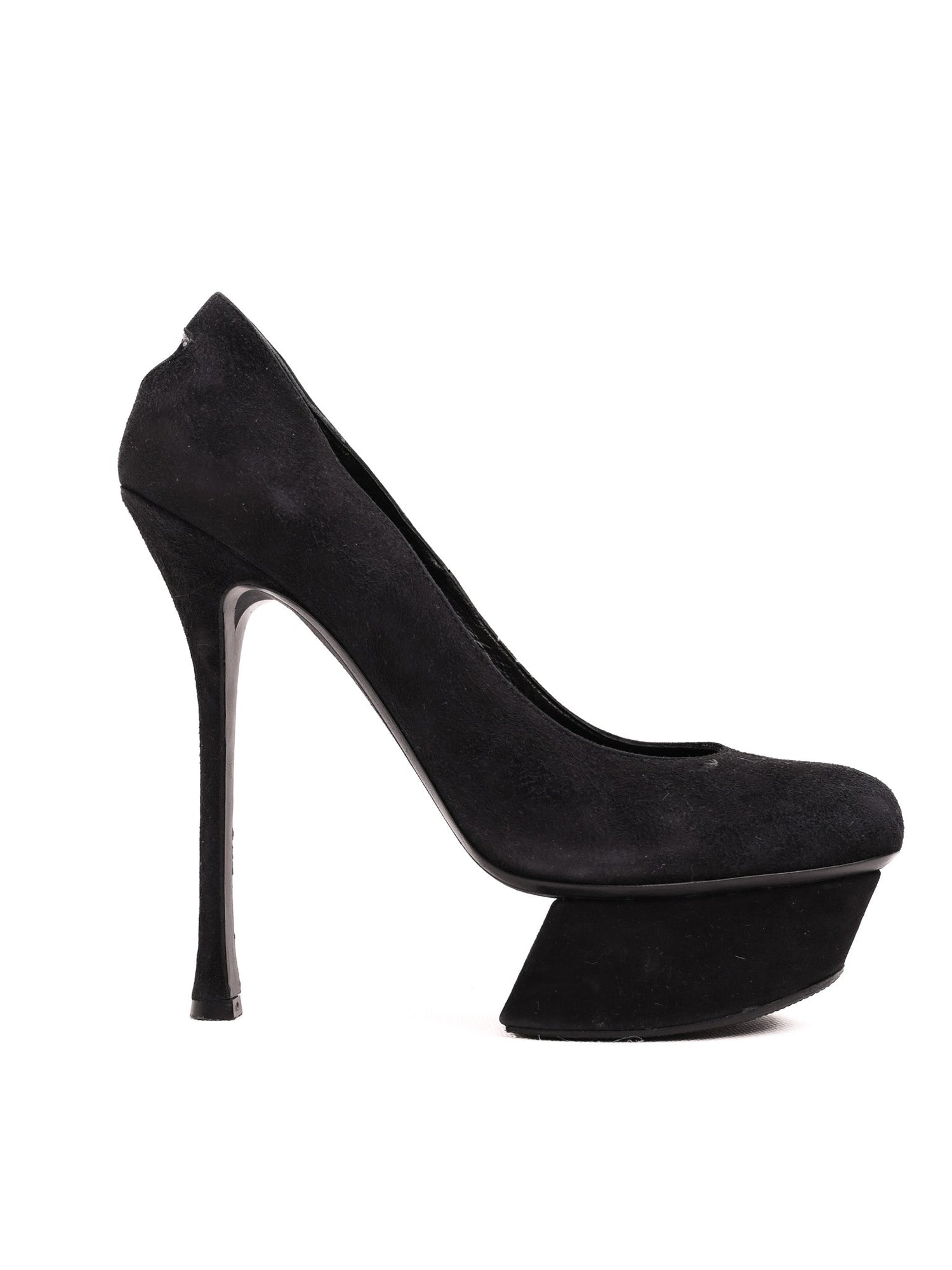 Good Nicholas Kirkwood Black Genuine Suede High Heels Size 37