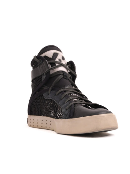 Good Condition Yohji Yamamoto Y-3 Black High-Top Sneakers Size 39