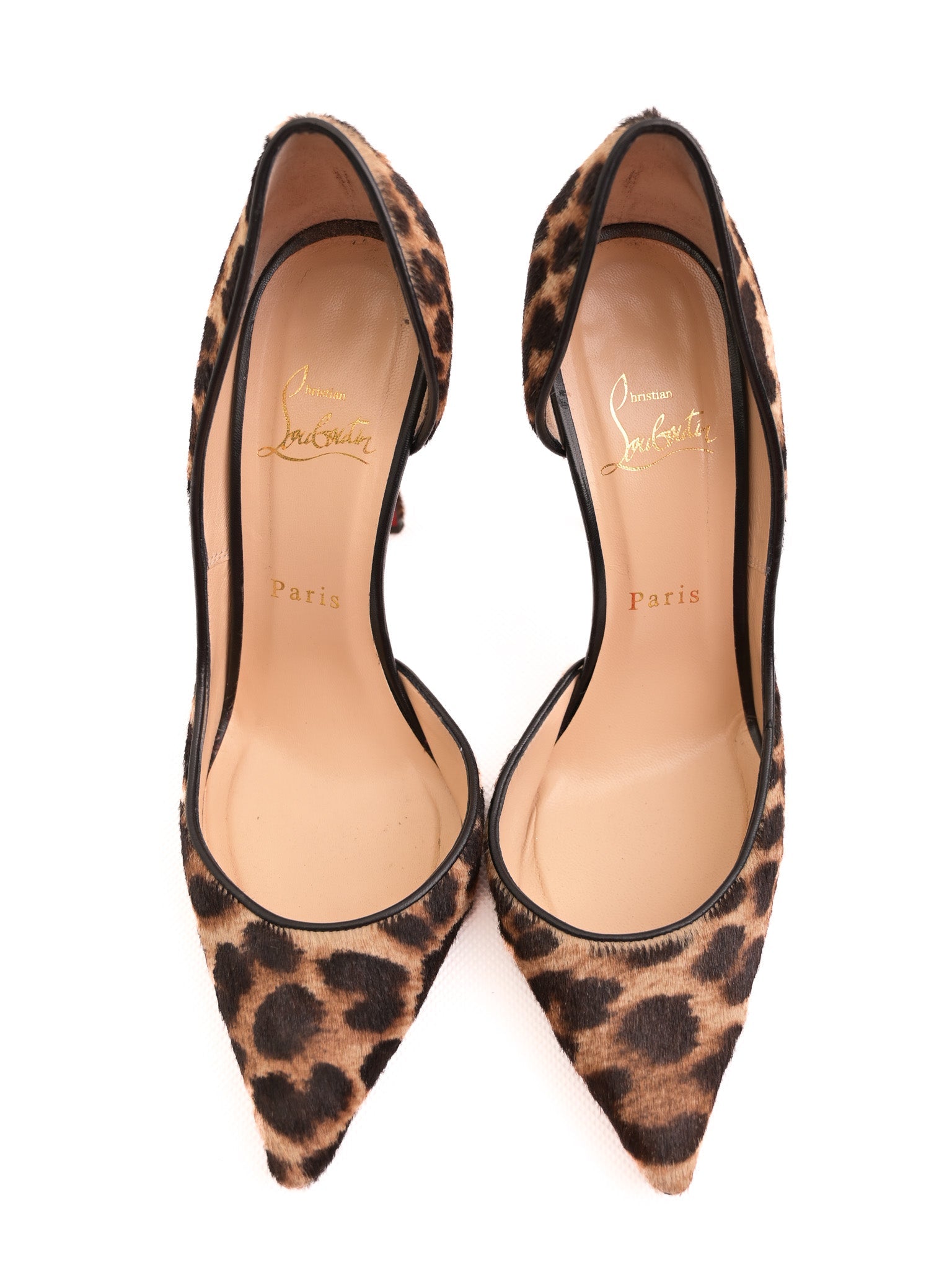 Excellent Christian Louboutin Black High Heeled Shoes Size 37