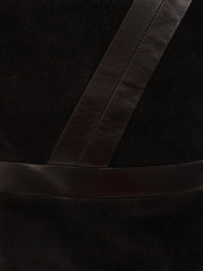 Good Emilio Pucci Black High-Heeled Suede Boots Size 37