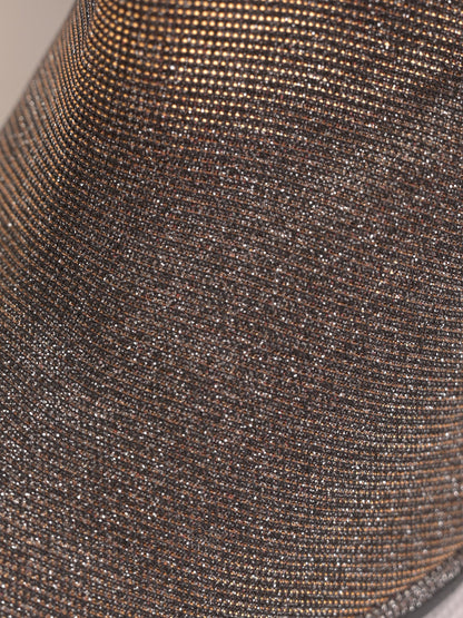 Excellent Stuart Weitzman Gray Glittery Slouchy Boots Size 37.5