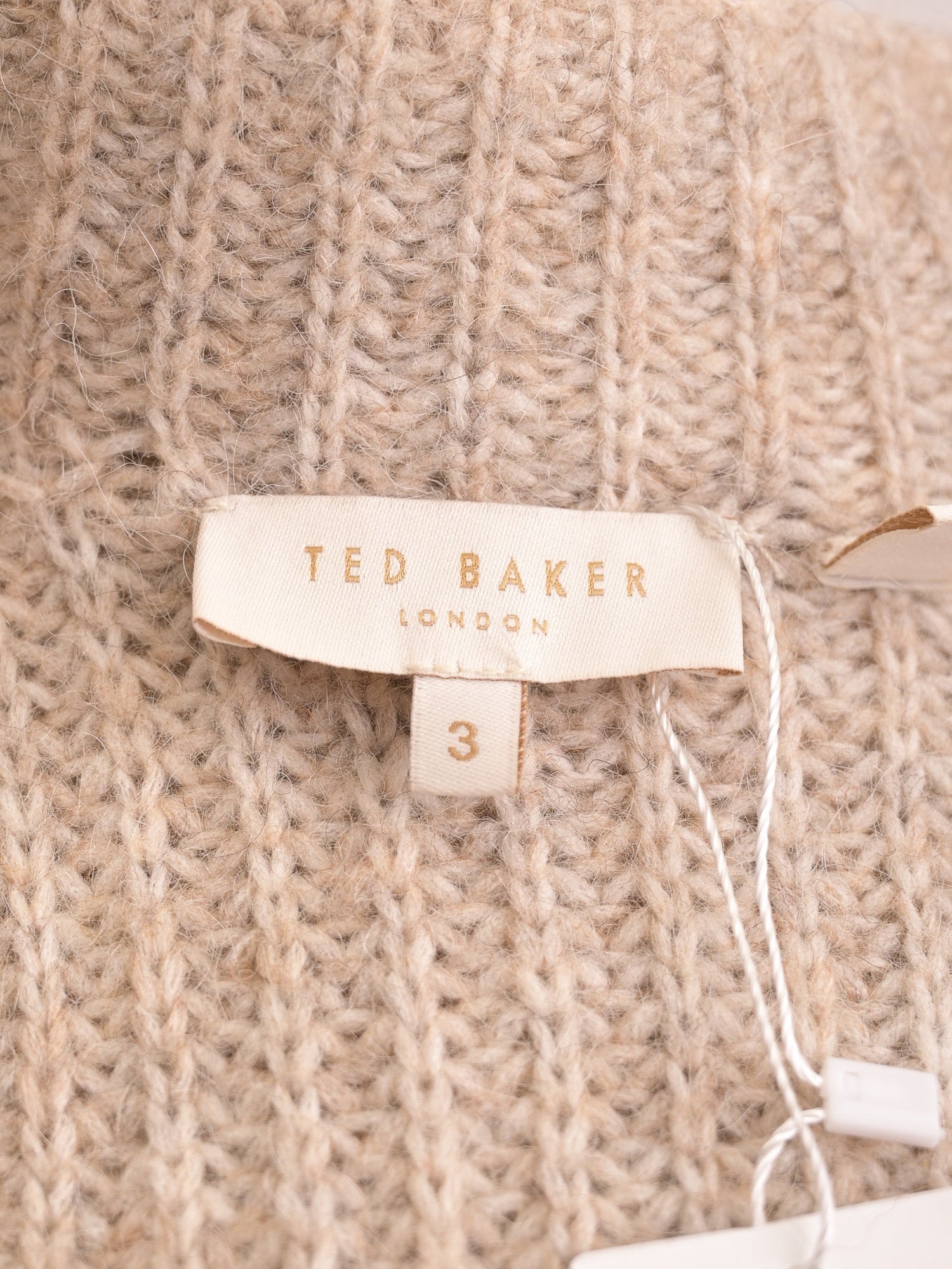 Excellent Ted Baker Gray Wool Sweater Size L for Women