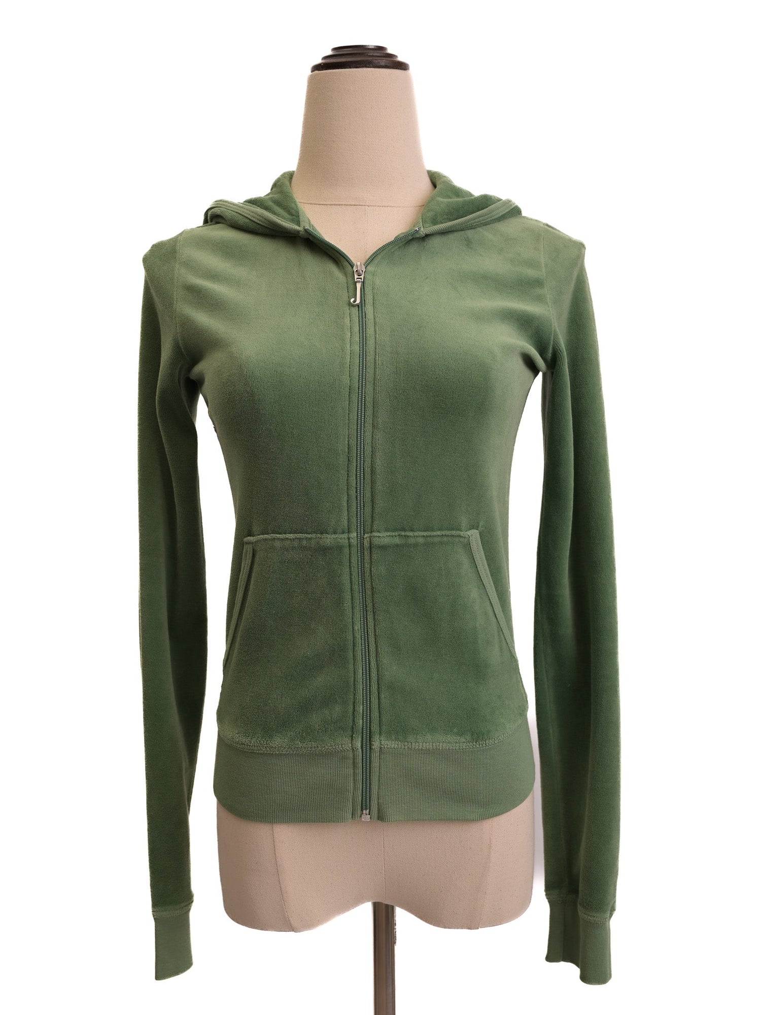 Excellent Juicy Couture Green Velour Tracksuit Size S for Women