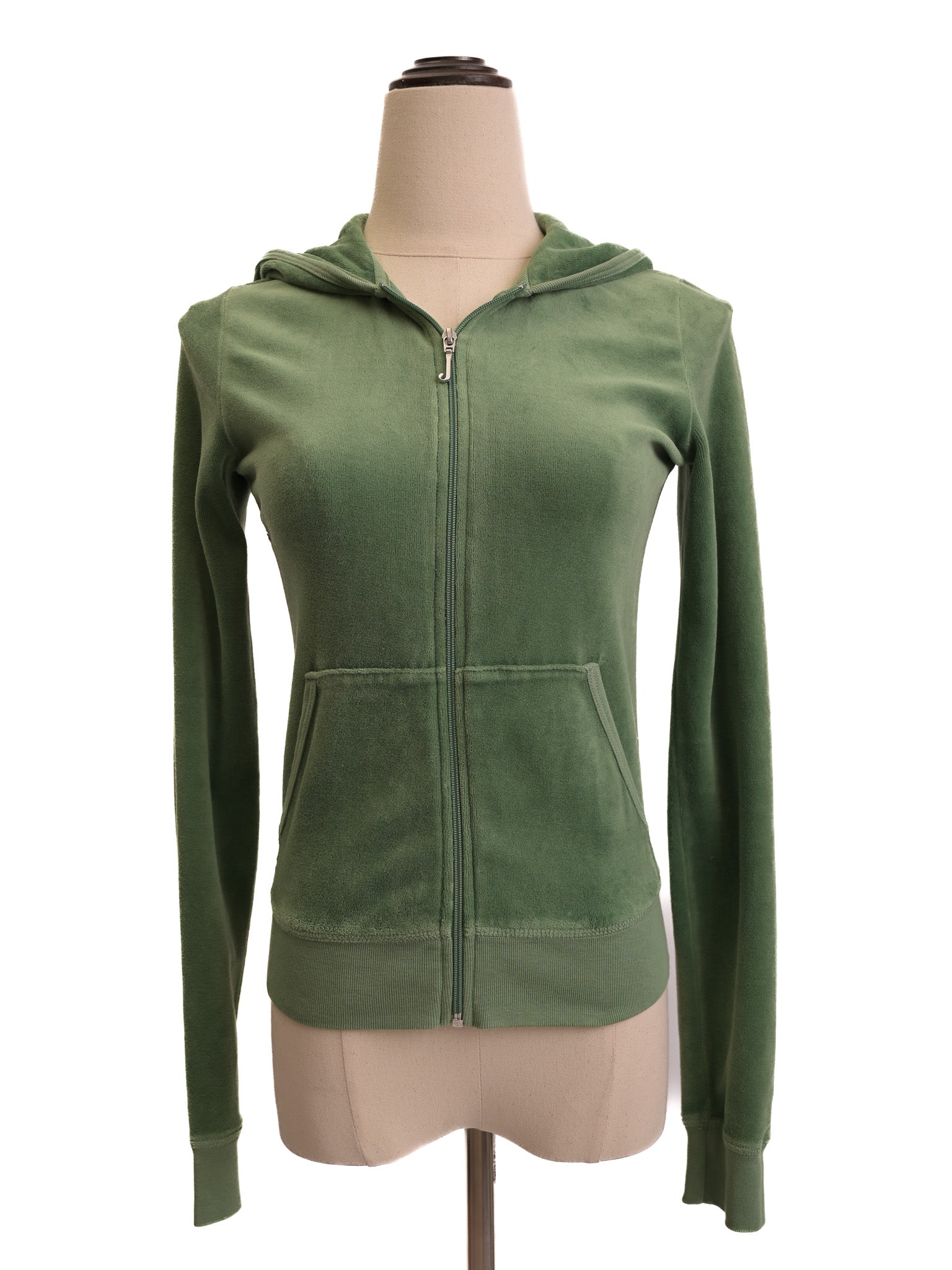 Excellent Juicy Couture Green Velour Tracksuit Size S for Women