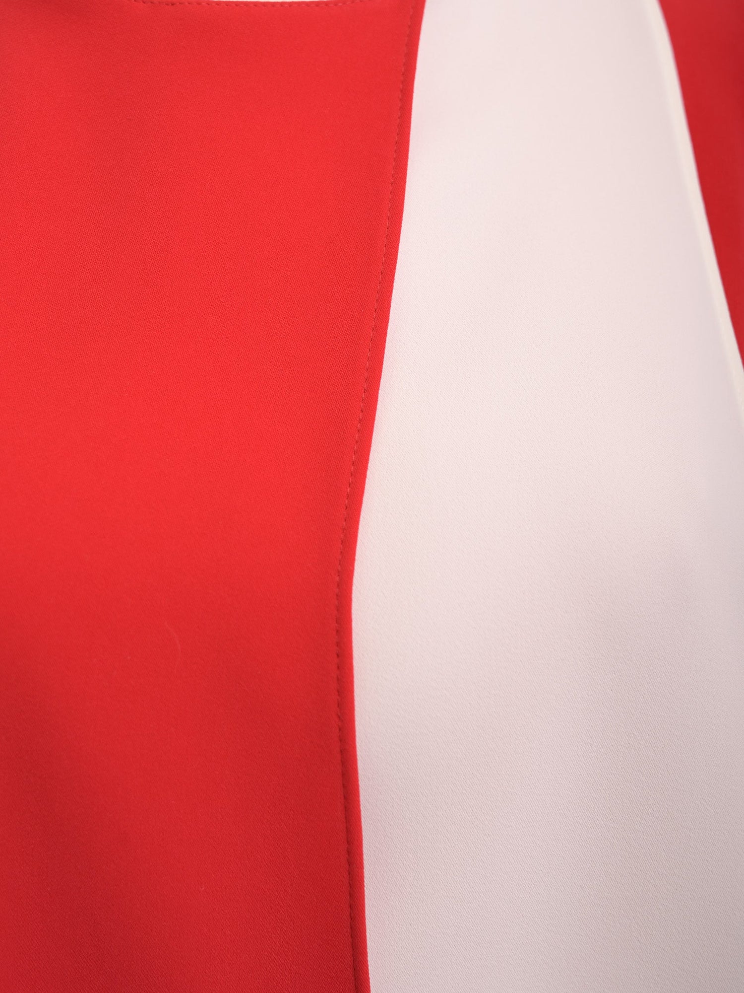 EXCELLENT Carolina Herrera Red &amp; White Sleeveless Blouse Size S