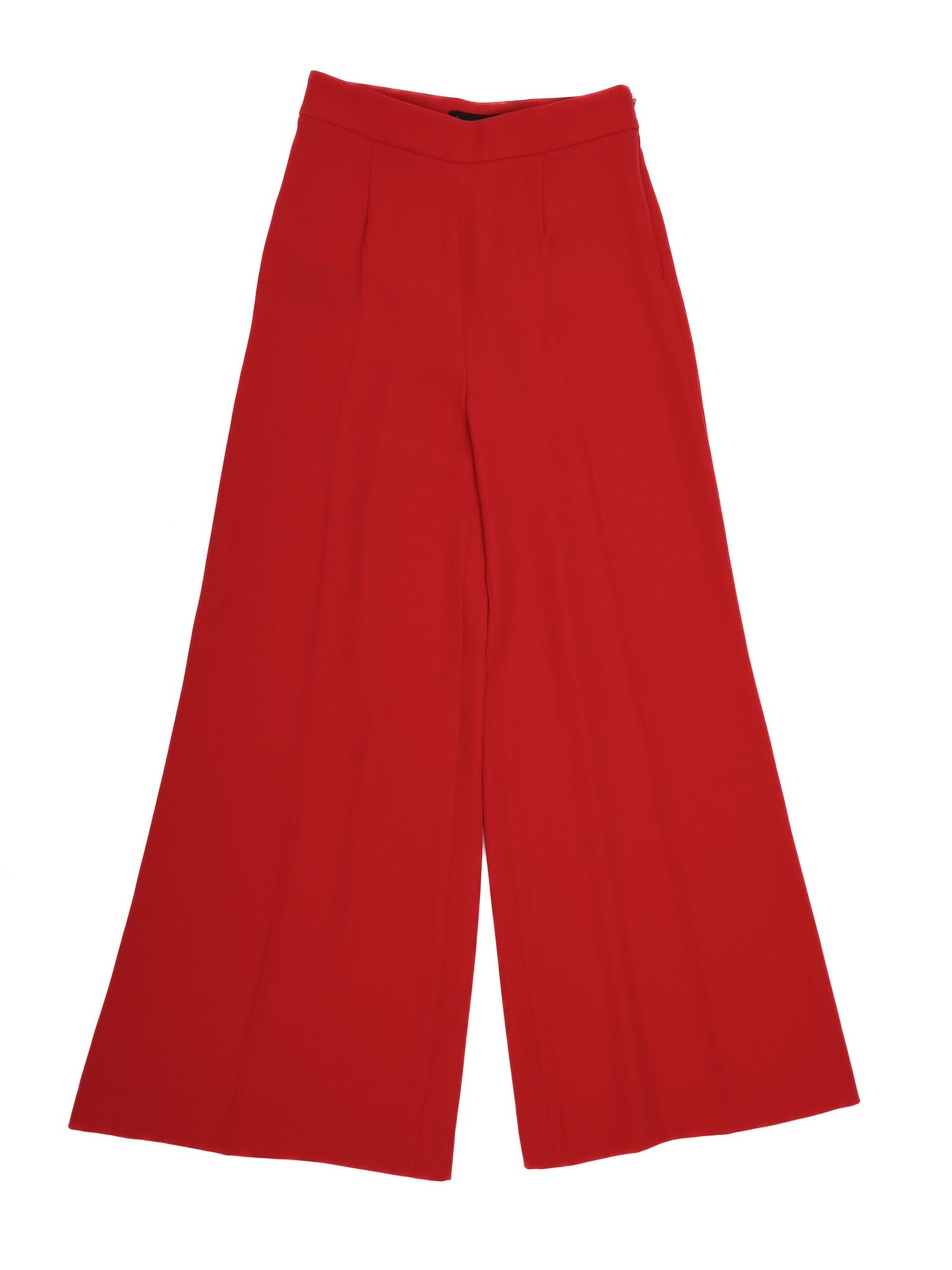 EXCELLENT Carolina Herrera Red &amp; White Sleeveless Blouse Size S