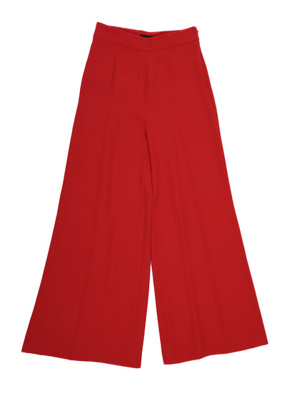 EXCELLENT Carolina Herrera Red &amp; White Sleeveless Blouse Size S