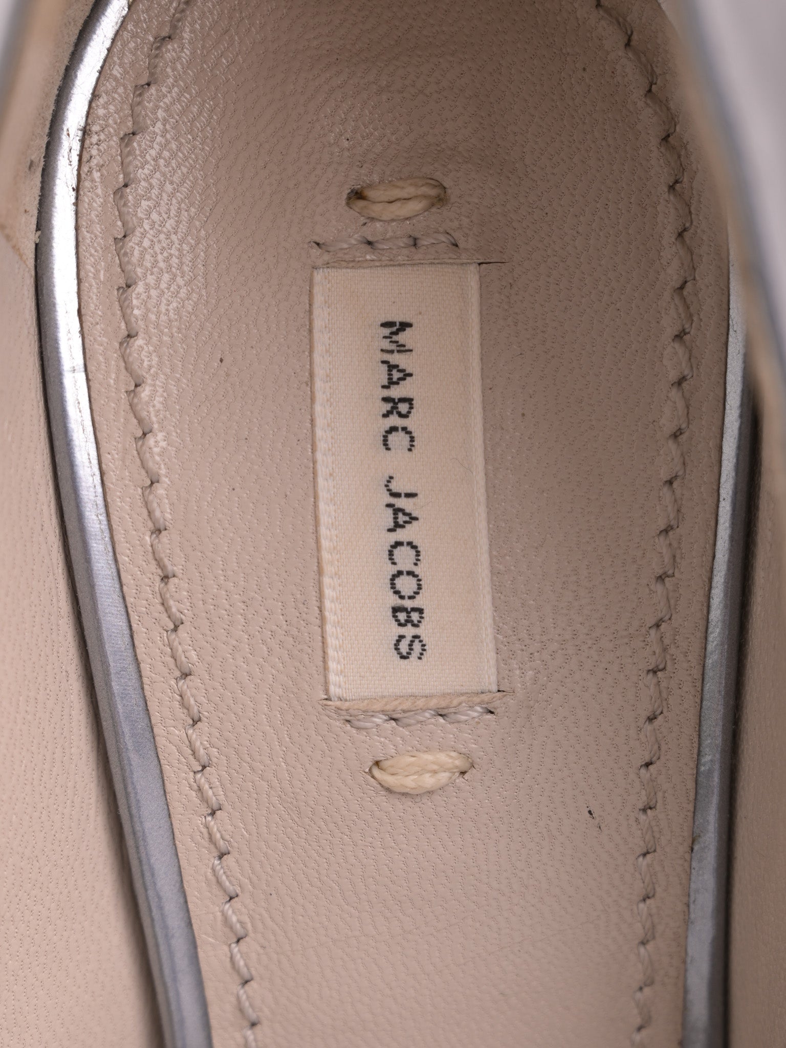 Good Marc Jacobs Gray Lacquer High-Heeled Shoes Size 37