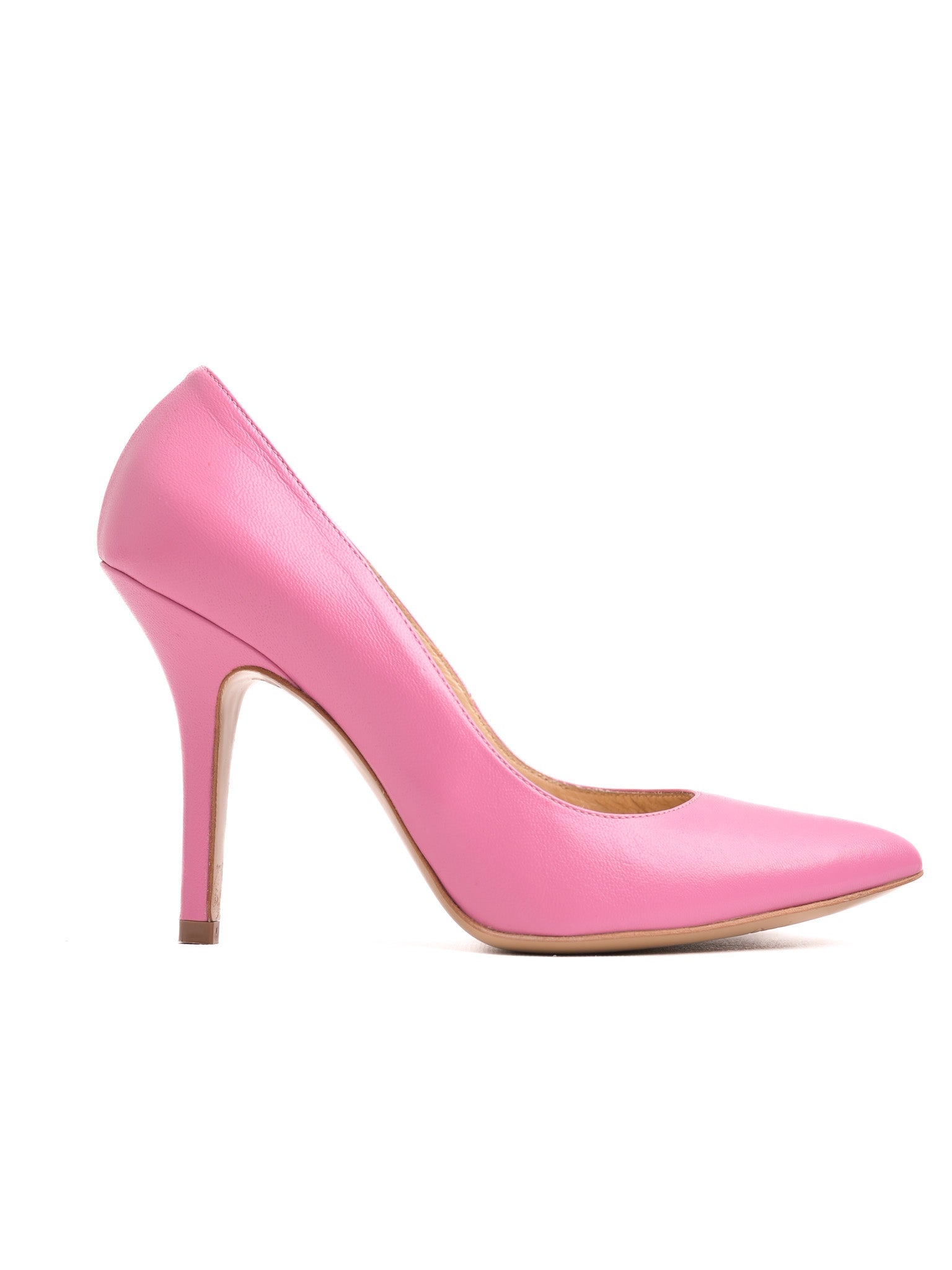 Good Alessandro Pink Leather High-Heeled Shoes Stiletto Size N/A