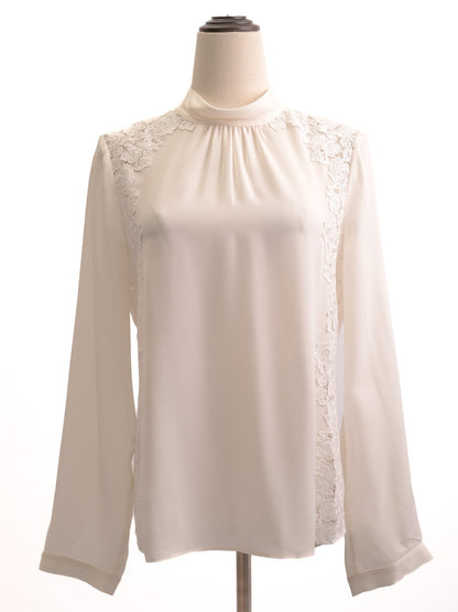 Excellent Rebecca Taylor White Lace Blouse Size S