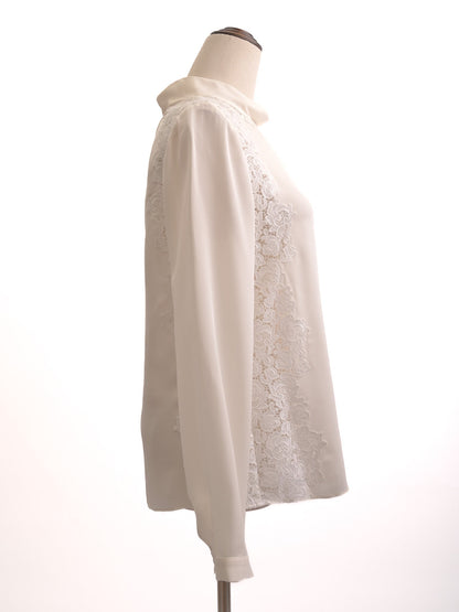 Excellent Rebecca Taylor White Lace Blouse Size S