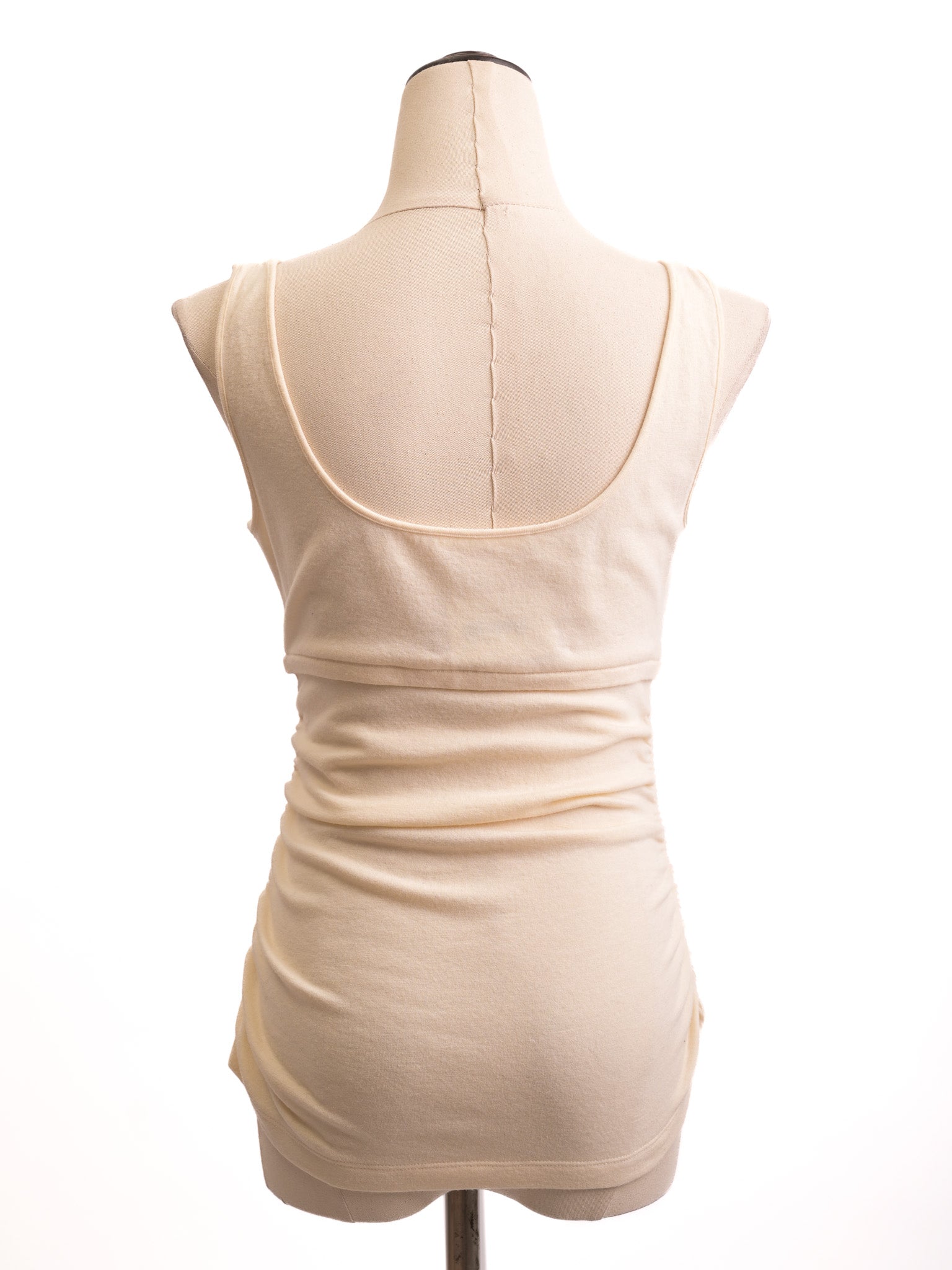 Excellent Narciso Rodriguez White Wool Sleeveless Top Size M