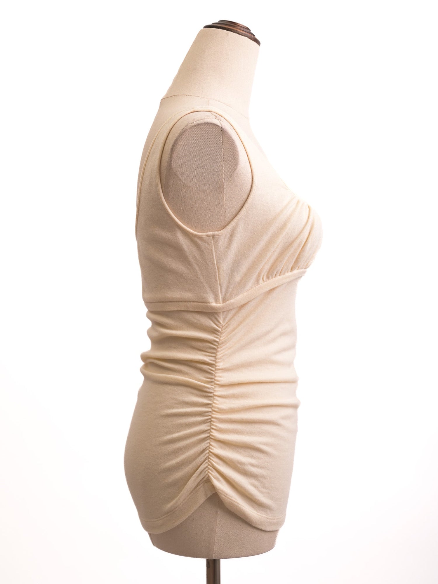 Excellent Narciso Rodriguez White Wool Sleeveless Top Size M