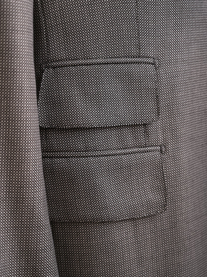 Excellent Tom Ford Gray Silk Suit Jacket Trousers Men&