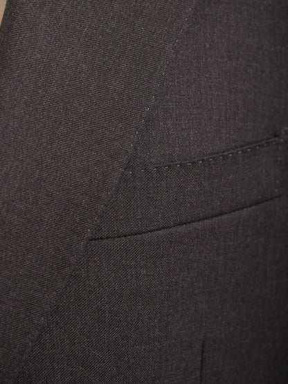 Canali Black Suit Jacket &amp; Trousers Set Size L Excellent Condition