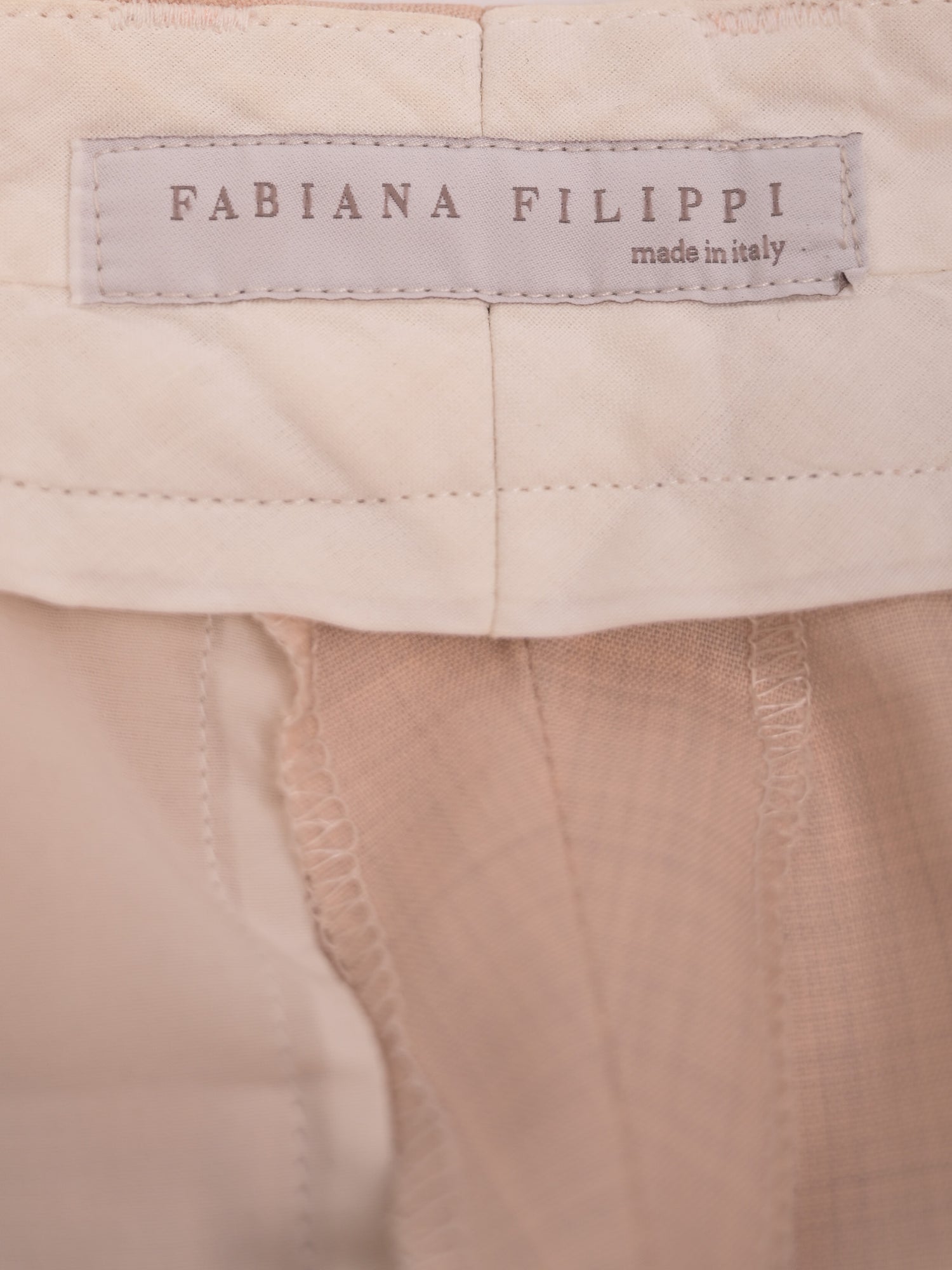 Excellent Liu Jo Orange Silk Blouse Size M with Floral Lace AppliquŽ