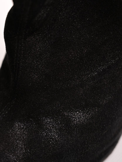 Good Giuseppe Zanotti Black Leather Stiletto Ankle Boots Size 40