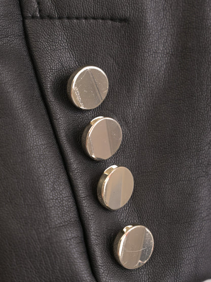 Good Guess Black Viscose Dress XS Long Sleeve Wrap Style