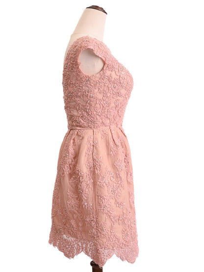 Sherri Hill Pink Lace Dress Excellent Condition Size N/A