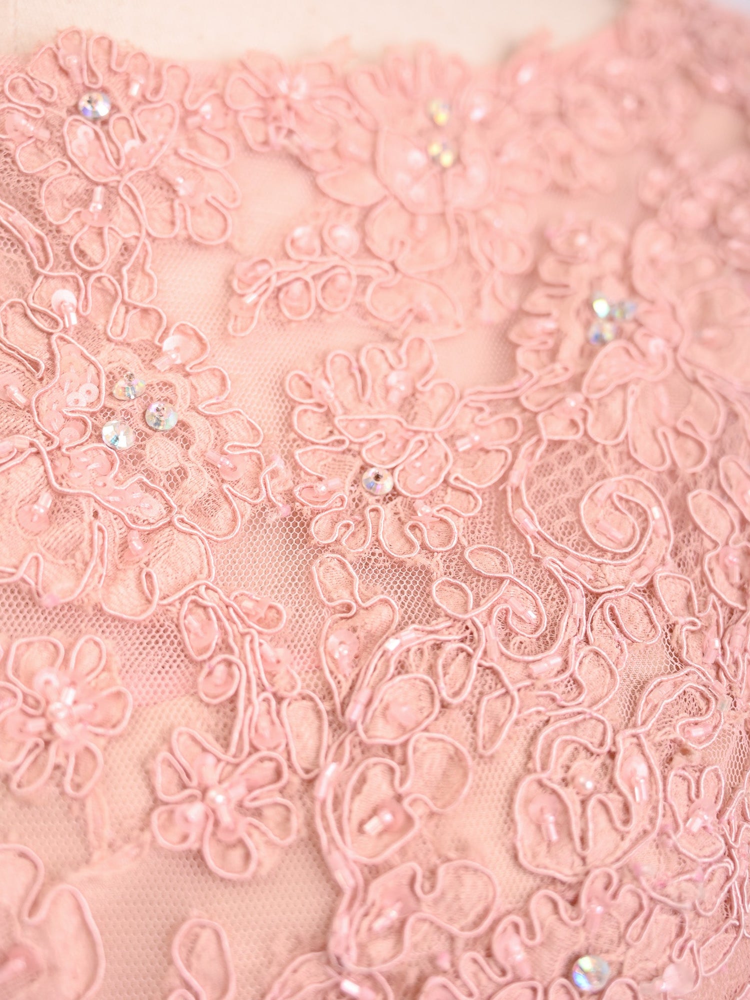 Sherri Hill Pink Lace Dress Excellent Condition Size N/A