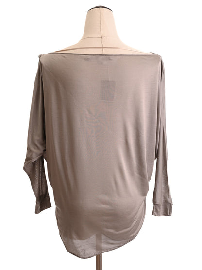 Victoria Beckham Gray Silk Loose Top Size S Excellent Condition