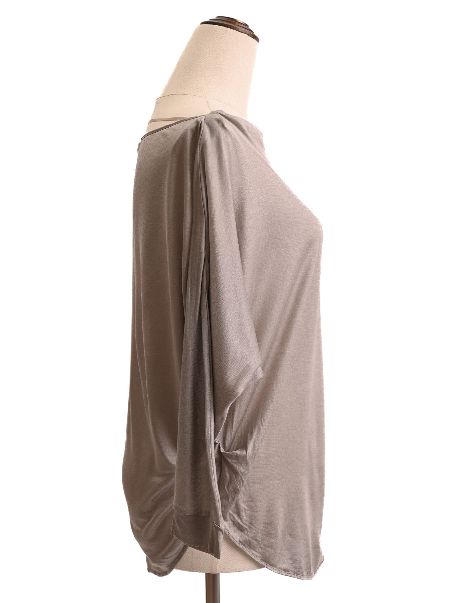 Victoria Beckham Gray Silk Loose Top Size S Excellent Condition