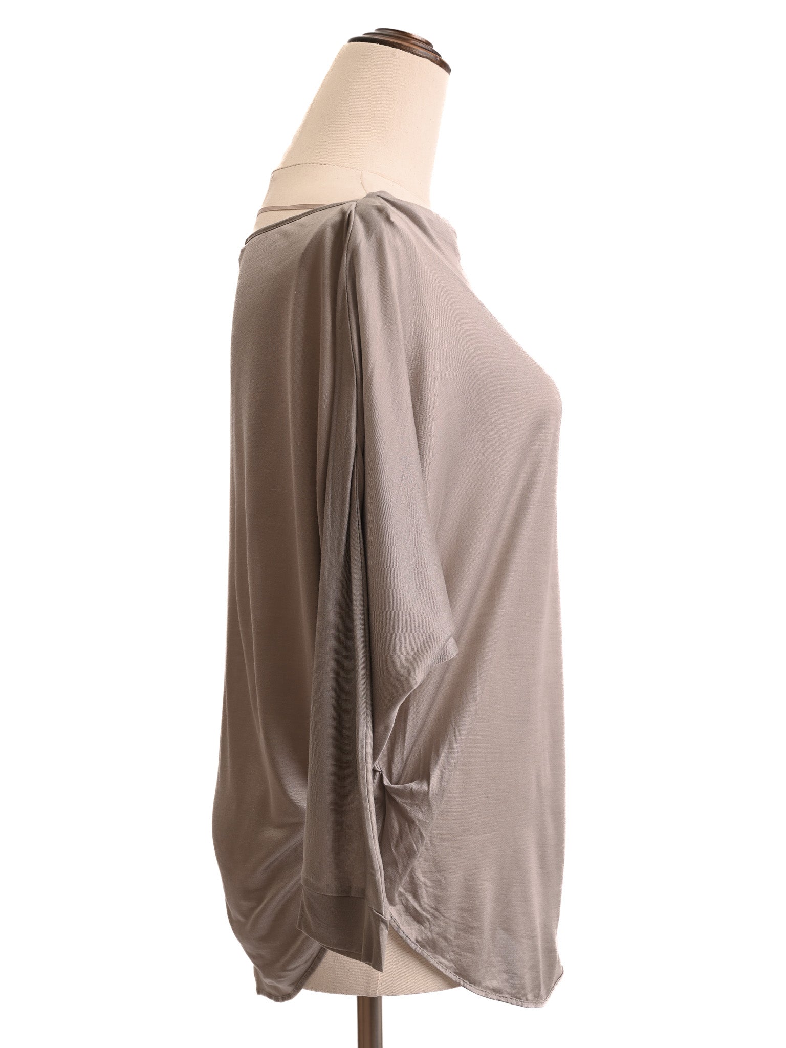 Victoria Beckham Gray Silk Loose Top Size S Excellent Condition