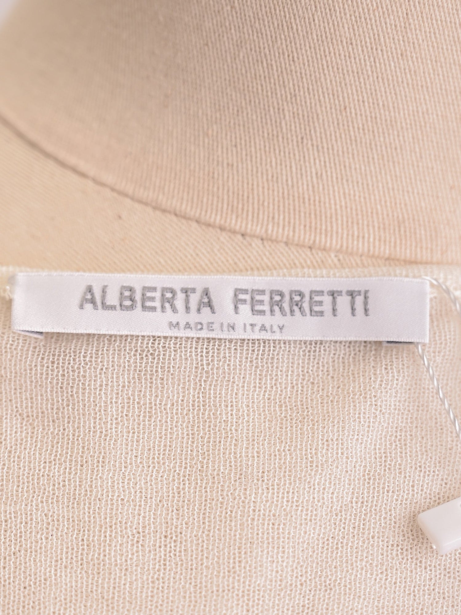 Excellent Alberta Ferretti White Cotton Blouse Size XXS
