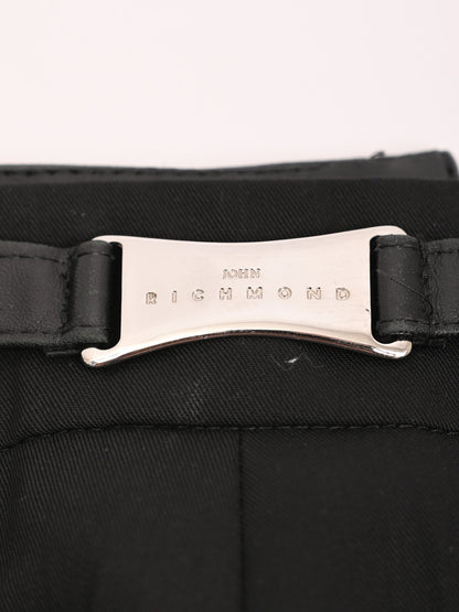 Excellent Richmond Black Wool Trousers Size S for Women