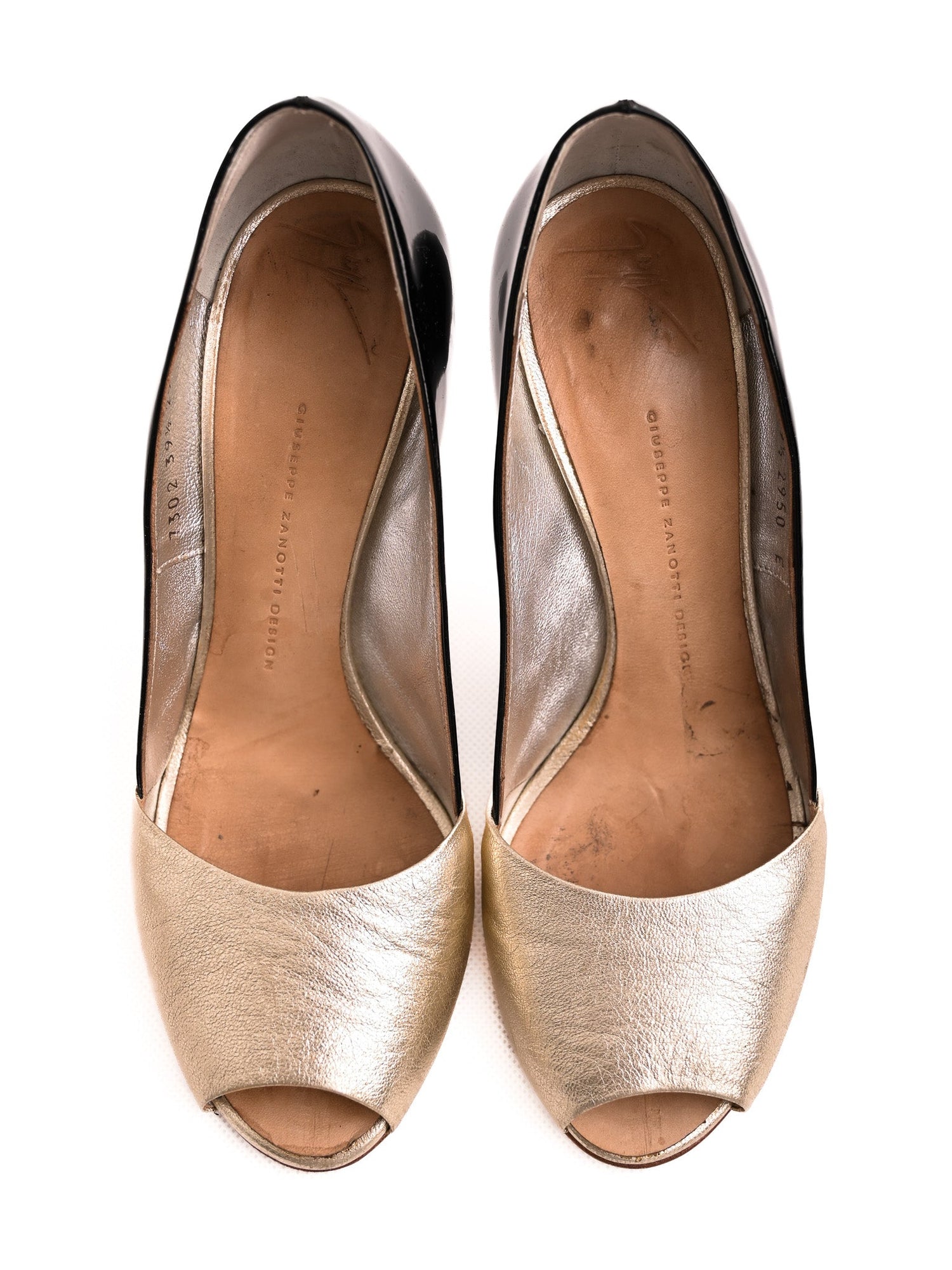 Excellent Giuseppe Zanotti High-Heeled Open-Toe Shoes Leather Size N/A