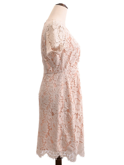 TWINSET White Floral Lace Dress Size S - Good Condition