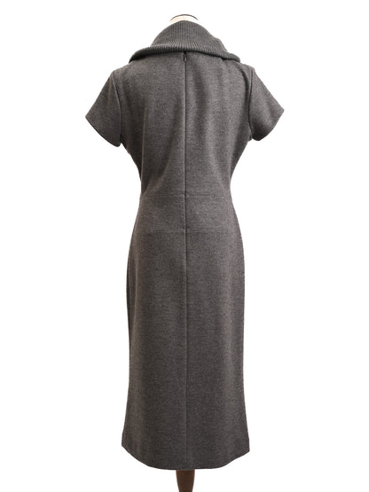 Excellent Escada Black Silk Dress Women&