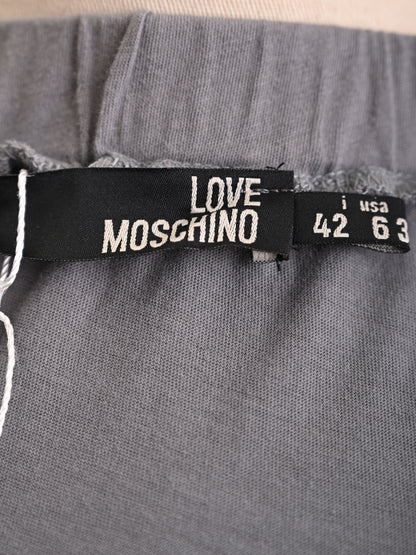 NEW Moschino Gray Sequin Skirt Size S Women&