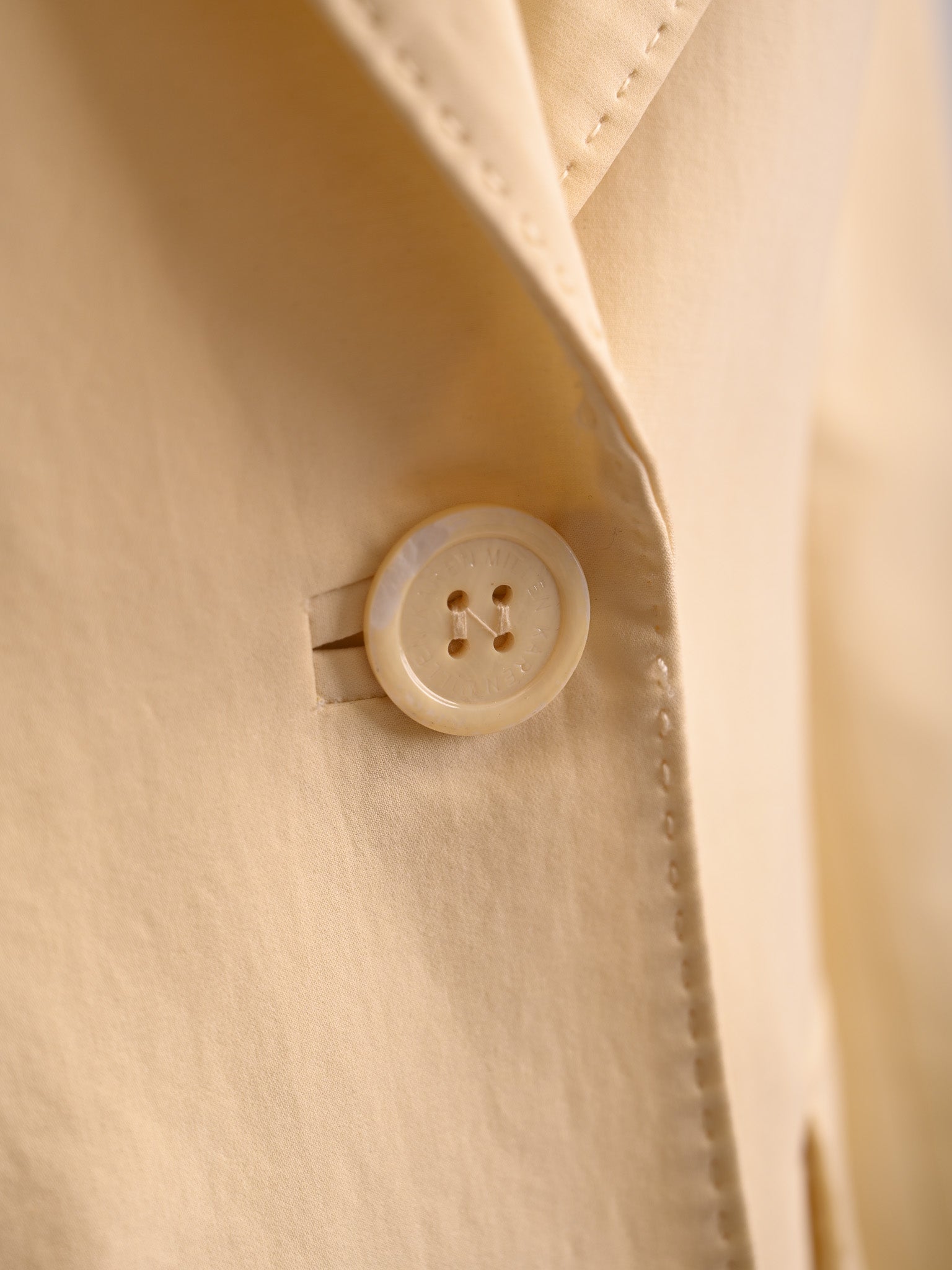 Karen Millen Yellow Cotton Blazer Size M - Excellent Condition