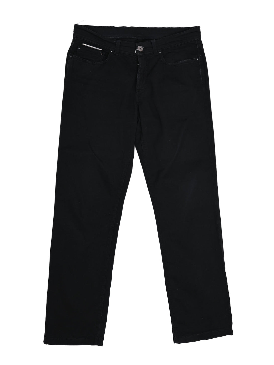 Excellent Trussardi Black Cotton Jeans for Women