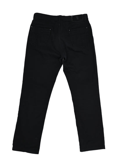 Excellent Trussardi Black Cotton Jeans for Women