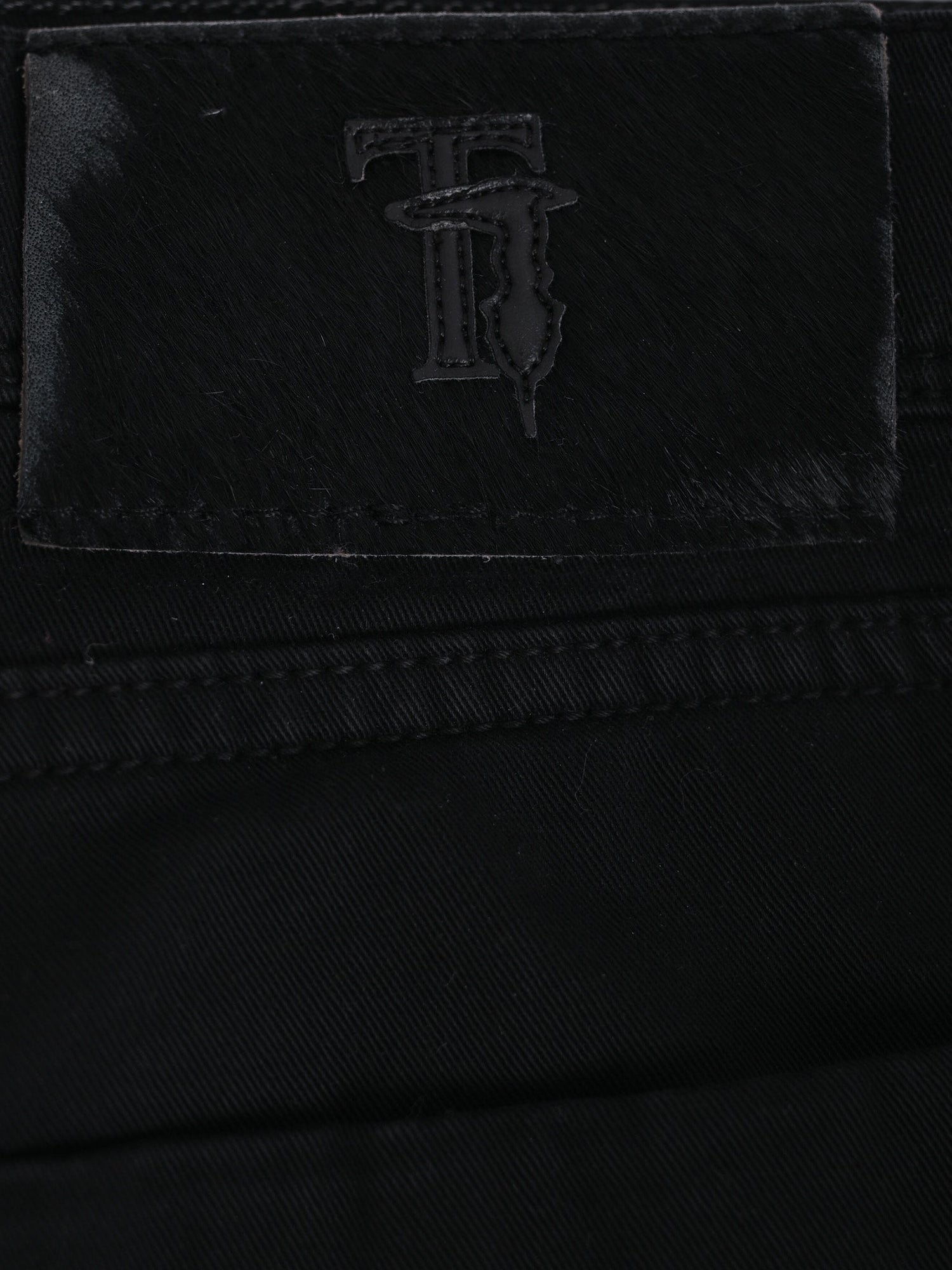 Excellent Trussardi Black Cotton Jeans for Women