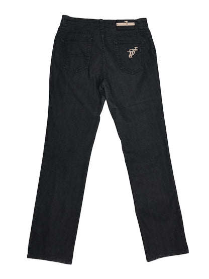 Trussardi Black Cotton Jeans Women&