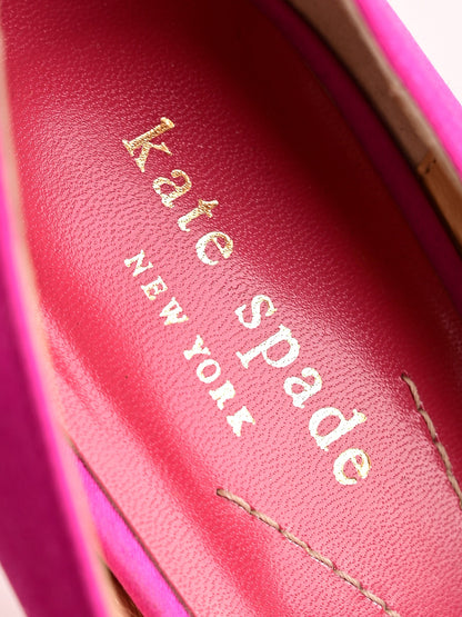 Excellent Kate Spade Pink High Heels Size 38.5 with Bow