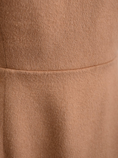 Good Max Mara Cashmere White Sleeveless V-Neck Dress Women